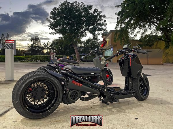Honda Ruckus seat frame bracket lowered